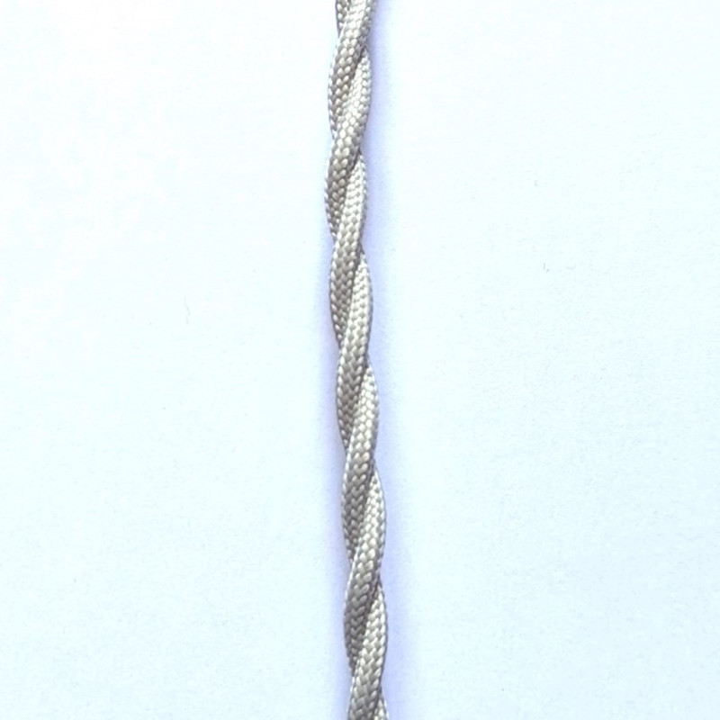 Cordon tressé naturel