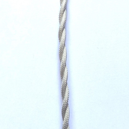 Cordon tressé naturel