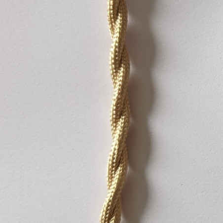 Cordon tressé doré