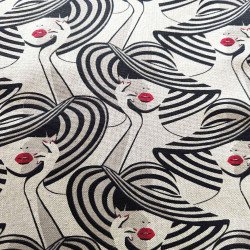 Tissu capeline lin
