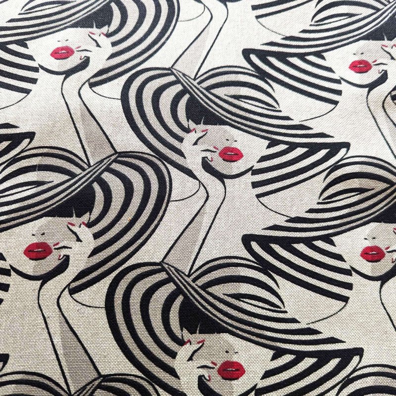 Tissu capeline lin