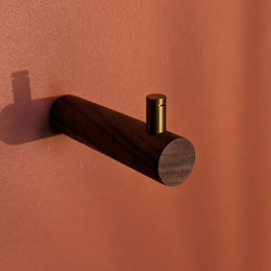 Patère Rosie bois foncé